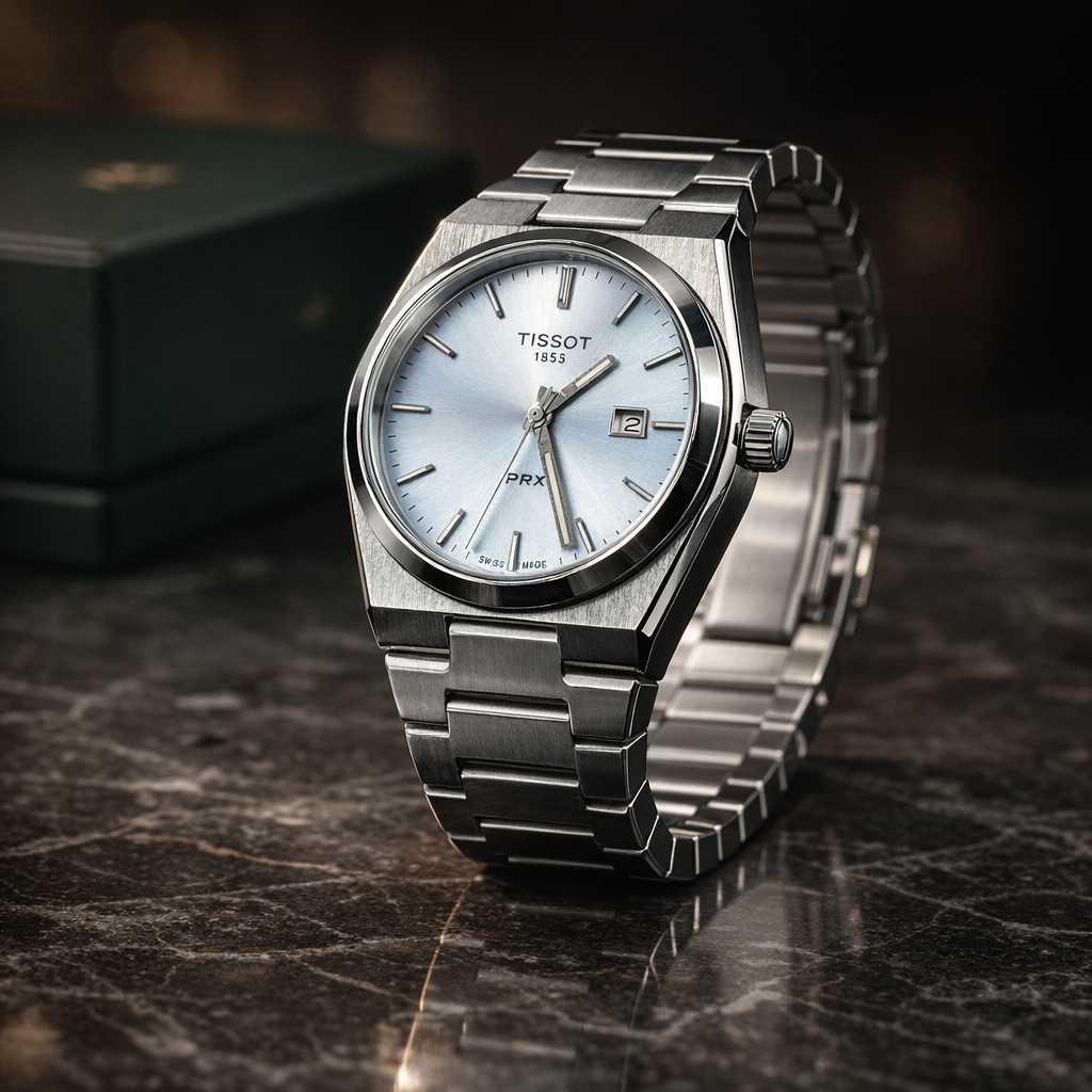 Tissot PRX 1853 tiffany blue