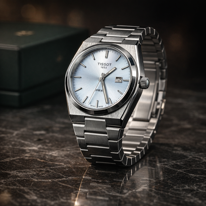 Tissot PRX 1853 tiffany blue