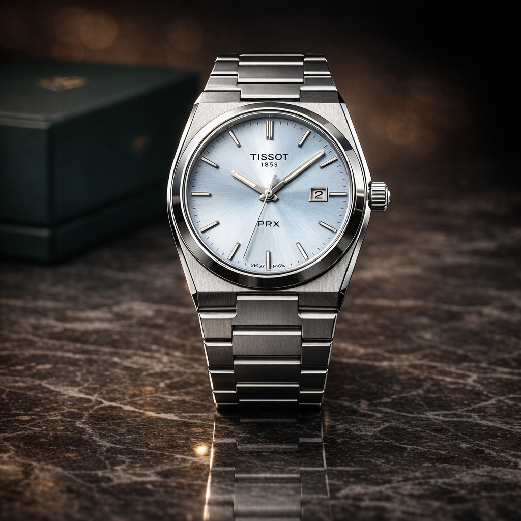 Tissot PRX 1853 tiffany blue