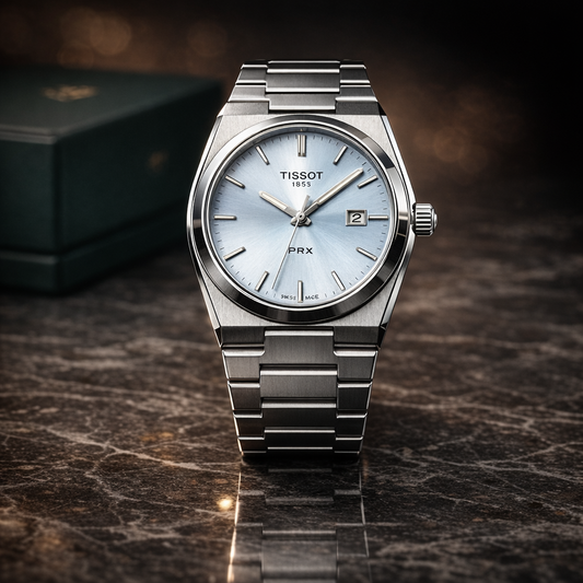 Tissot PRX 1853 tiffany blue