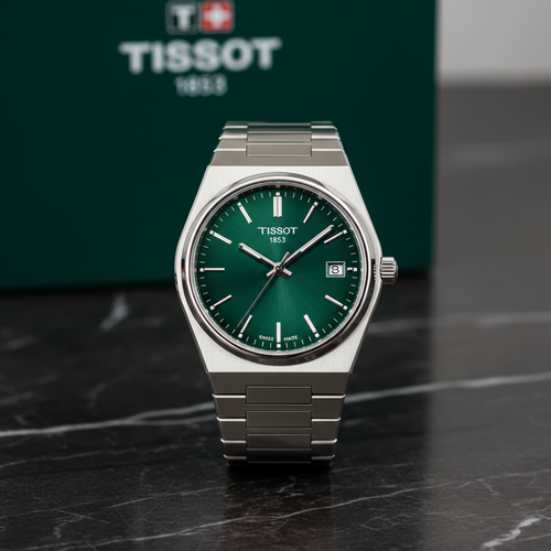 Tissot PRX Silver Stainless Steel Green Dial