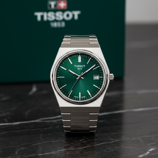Tissot PRX Silver Stainless Steel Green Dial