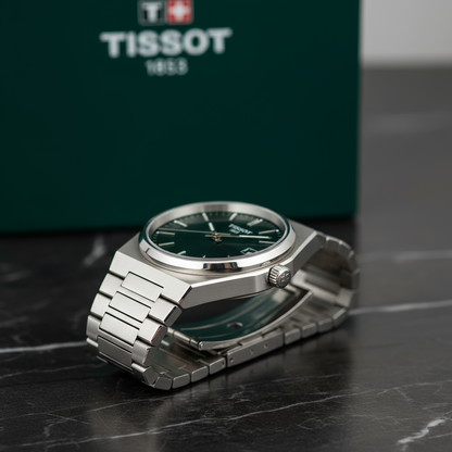 Tissot PRX Silver Stainless Steel Green Dial