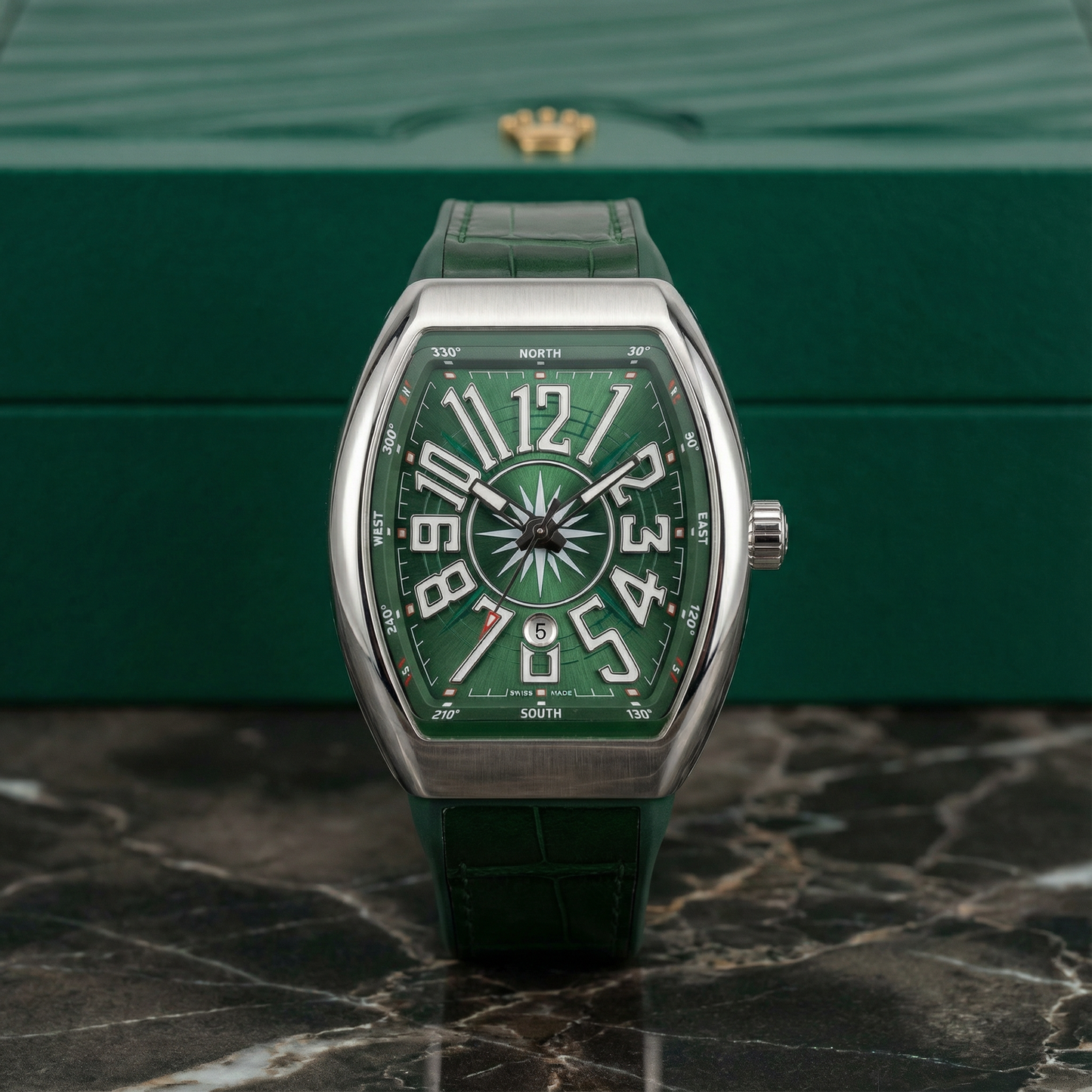 Frank Muller Vanguard Compass style Green