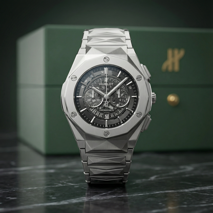 Hublot Diamond Cut Skeleton