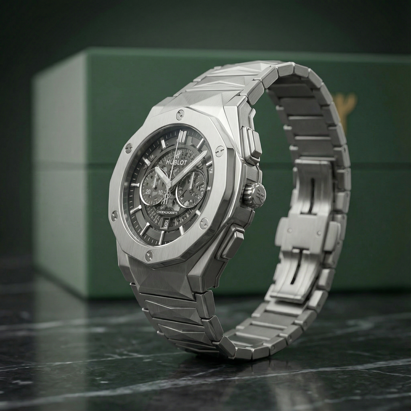 Hublot Diamond Cut Skeleton