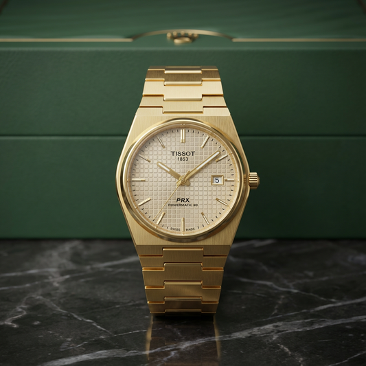 Tisot PRX 1853 Golden